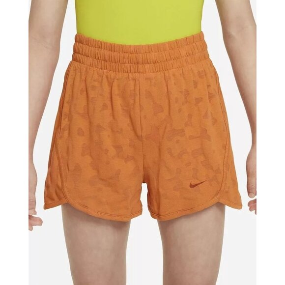 Nike Girl's DriFit Knit High-Rise Shorts (Little Kids/Big Kids) Size Medium NWT - Picture 2 of 3